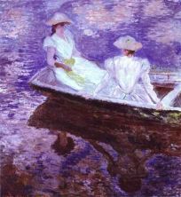 Haga click para ver la imagen ampliada young girls in a boat.jpg